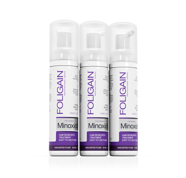FOLIGAIN Advanced Hair Regrowth Treatment Foam For Women with Minoxidil 2%