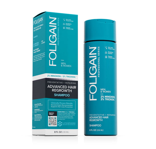 Foligain - Advanced Hair Regrowth Shampoo 2% Minoxidil & 2% Trioxidil 